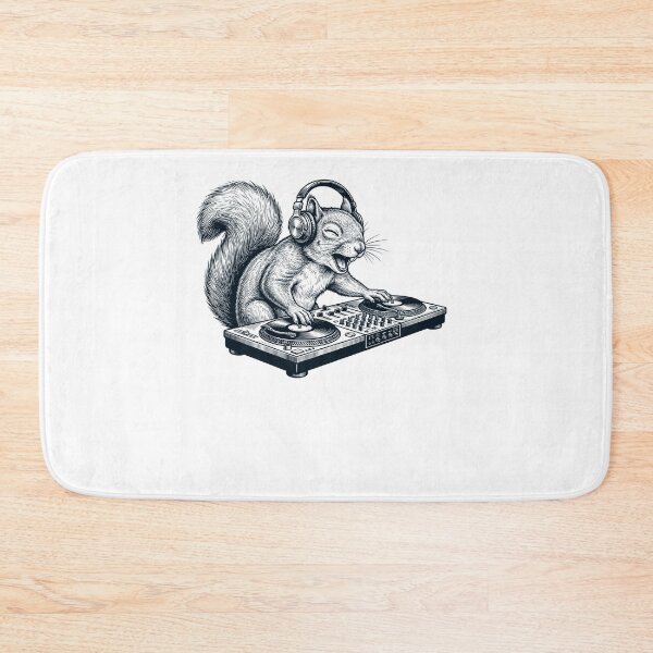 Item preview, Vintage Retro Squirrel DJ Animal Music Lover designed and sold by TerryConnells.