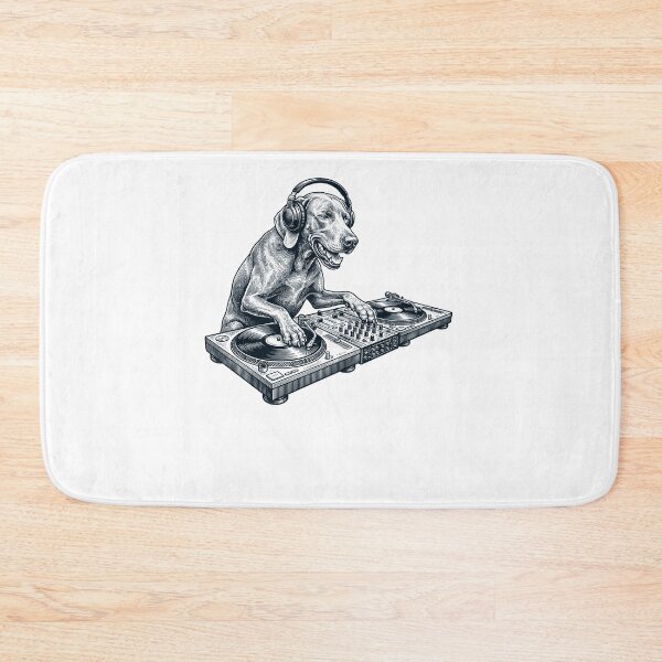 Item preview, Vintage Retro Weimaraner DJ Dog Mom Dad Music Lover designed and sold by TerryConnells.