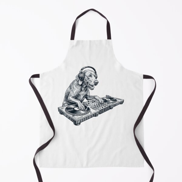 Item preview, Vintage Retro Weimaraner DJ Dog Mom Dad Music Lover designed and sold by TerryConnells.