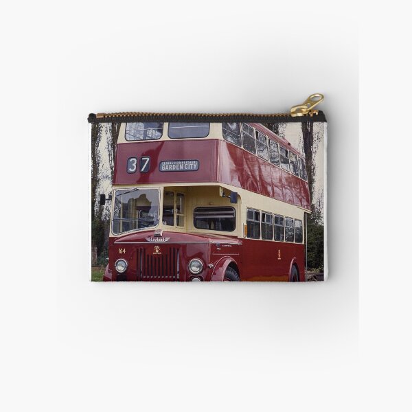 Item preview, Vintage Double Decker Bus Poster – Classic Red Leyland Transport designed and sold by Shot-By-Garth.