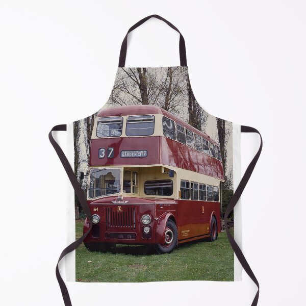 Item preview, Vintage Double Decker Bus Poster – Classic Red Leyland Transport designed and sold by Shot-By-Garth.