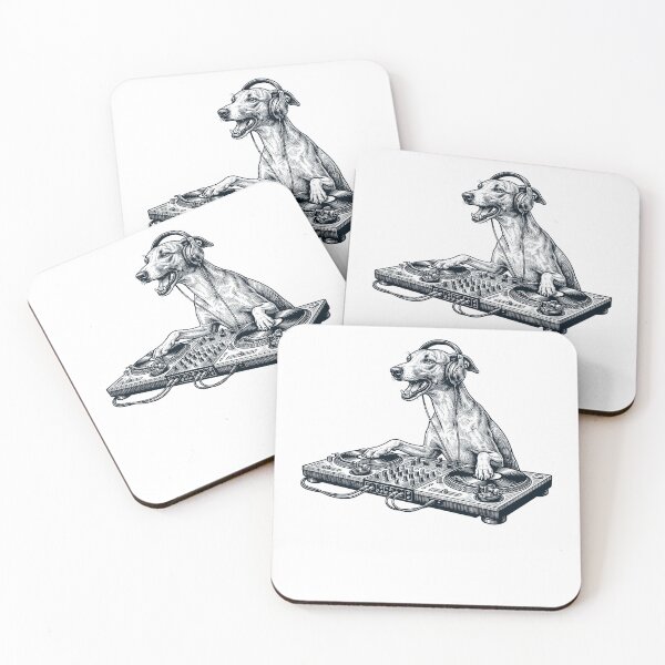 Item preview, Vintage Retro Whippet DJ Dog Mom Dad Music Lover designed and sold by TerryConnells.