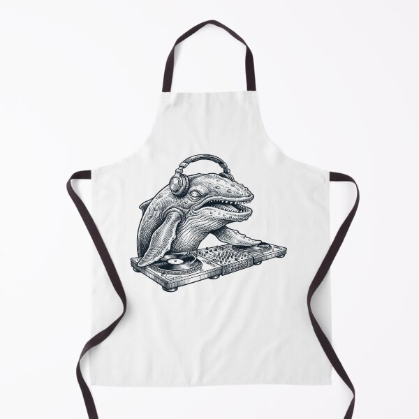 Item preview, Vintage Retro Whale DJ Animal Music Lover designed and sold by TerryConnells.