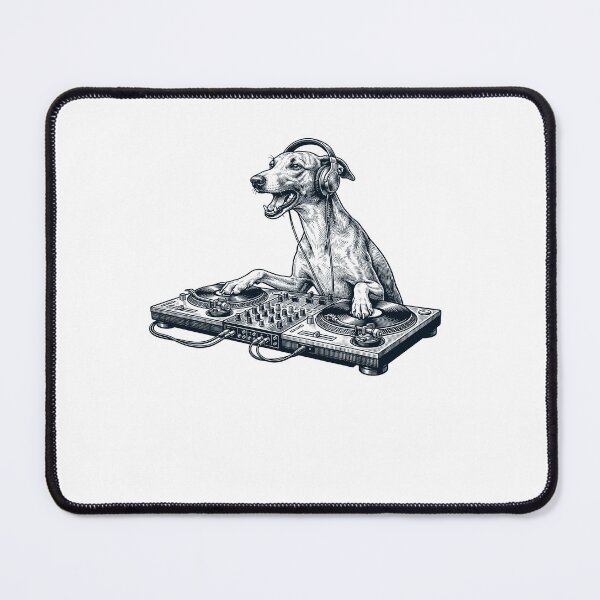 Item preview, Vintage Retro Whippet DJ Dog Mom Dad Music Lover designed and sold by TerryConnells.