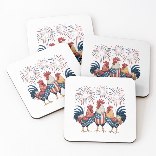 Item preview, 4th of July Chicken - Patriotic Chicken - 4th of July - Patriotic Mom designed and sold by IdunayaStore.