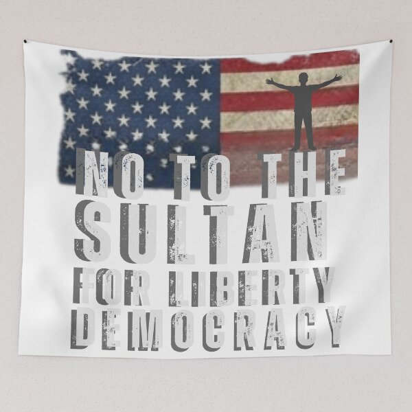 Item preview,  No To The Sultan - American Flag Freedom & Liberty Statement designed and sold by goodFather4ever.