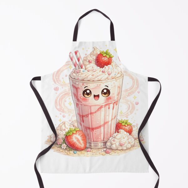 Artikelvorschau, Erdbeermilchshake Kawaii entworfen und verkauft von redsharkuk.