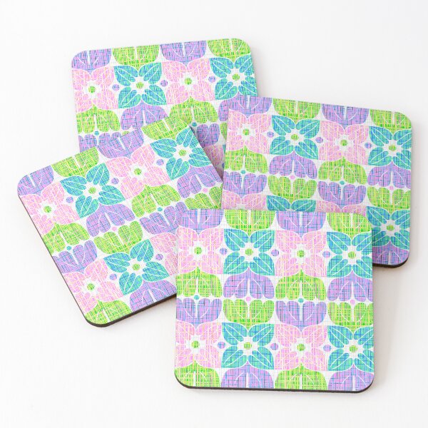 Item preview, Mid Century Modern Retro Floral Abstract Pattern designed and sold by Clara Fruggeri.
