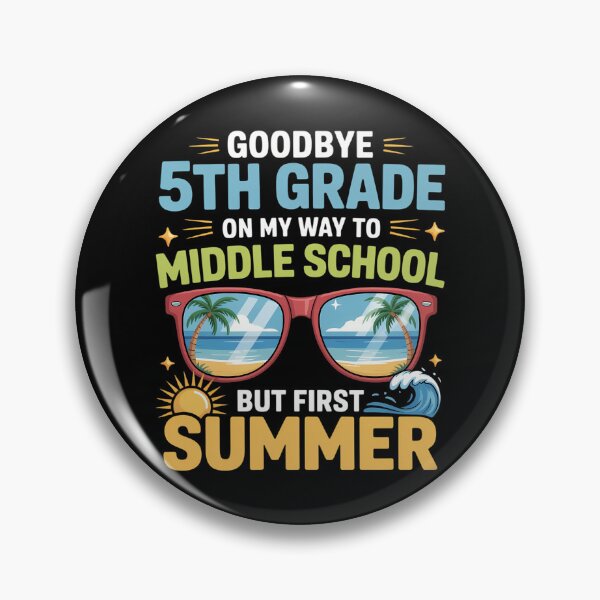 Item preview, 5th Grade Way to Middle School Grade First Summer Graduation designed and sold by IdunayaStore.