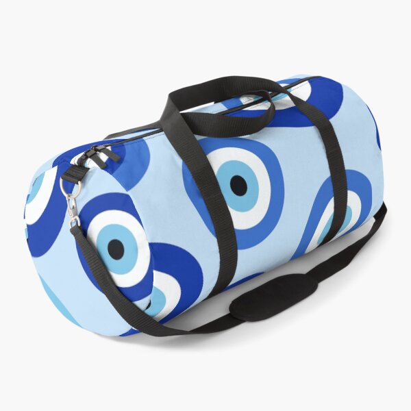 Item preview, Blue Evil Eye Amulet Pattern - Protective Nazar Spirit Art designed and sold by Far Out Goods.