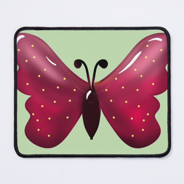 Item preview, Red Pink Butterfly Aesthetic Minimal Cute Insect Design Soft Gradient Wings Simple Nature Art designed and sold by HopeAndHustle.