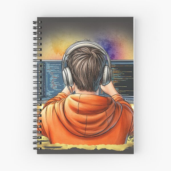 Item preview, Coding Mode On – Programmer at Work, Software Developer Life, Debugging Code Aesthetic, Tech Geek Illustration designed and sold by ChenEngEng.
