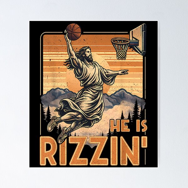 Item preview, Vintage He is Rizzin Christian  designed and sold by FableMind.