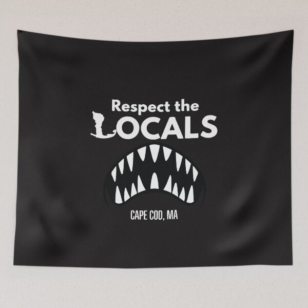 Item preview, Respect The Locals Cape Cod Shark Funny Beach Summer Vacation Designe designed and sold by kiralynstration.