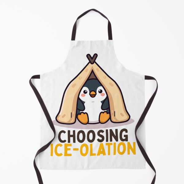 Item preview, Choosing Ice-olation Kawaii Penguin designed and sold by PunTeestic.