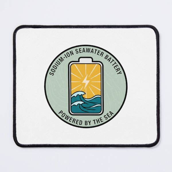 Item preview, Sodium Ion Seawater Battery Energy Science Badge designed and sold by octozap.