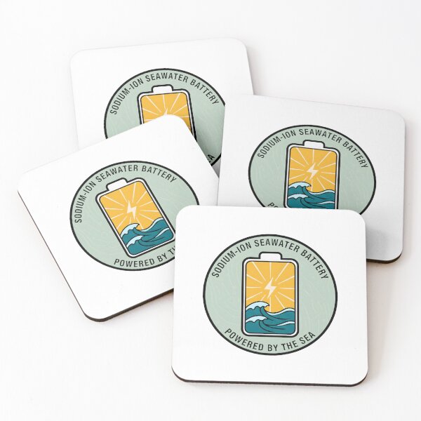 Item preview, Sodium Ion Seawater Battery Energy Science Badge designed and sold by octozap.