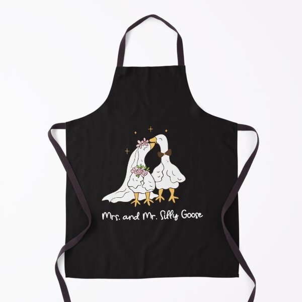 Item preview, Mr and Mrs Silly Goose Funny Wedding Couple Cute Bride Groom Design designed and sold by kiralynstration.