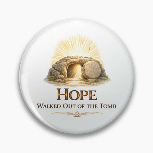 Item preview, Hope Walked Out of the Tomb Christian Easter Design designed and sold by StyleLap.