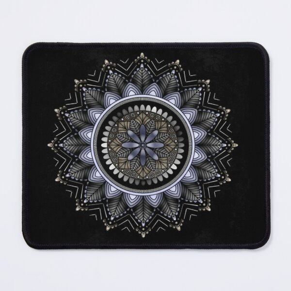 Item preview, Intricate black and white Mandala art designed and sold by NivyasArtistry.