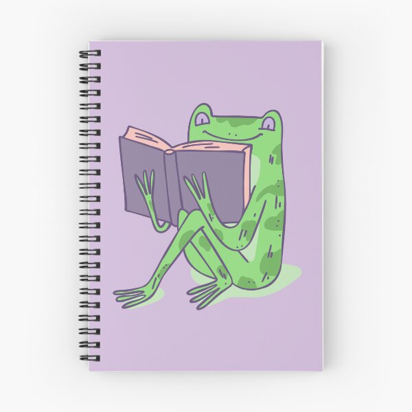 Item preview, Cute Frog Reading Book – Funny Book Lover Sticker, Frog Illustration designed and sold by anyramagic.
