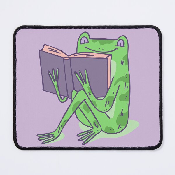 Item preview, Cute Frog Reading Book – Funny Book Lover Sticker, Frog Illustration designed and sold by anyramagic.