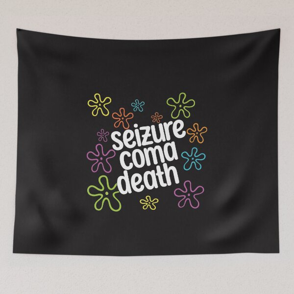 Item preview, Seizure Coma Death Funny Medical Humor Dark Medical Student Design designed and sold by kiralynstration.