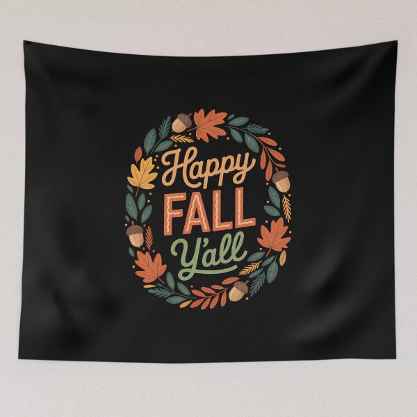 Item preview, Happy Fall Y'all Fall Turkeys Happy Thanksgiving designed and sold by IdunayaStore.