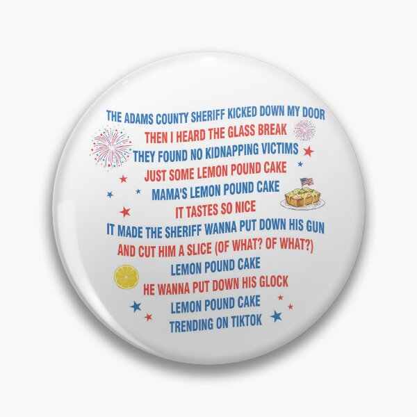 Item preview, Lemon Pound Cake And Freedom Funny 4th Of July Meme designed and sold by FableMind.