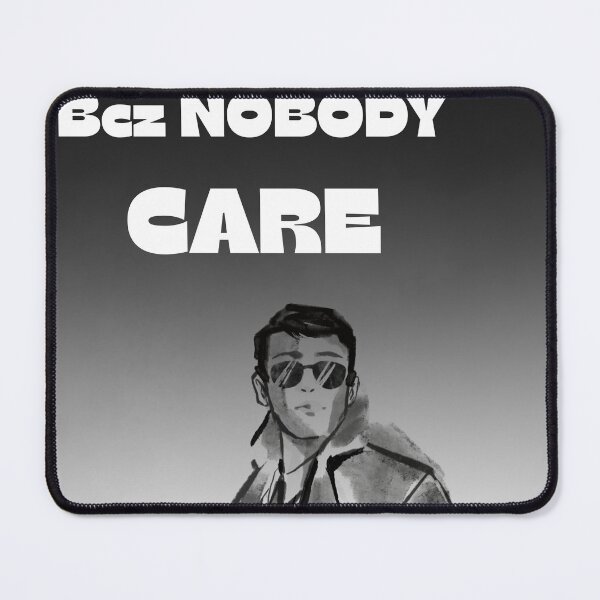 Item preview, Live Alone Because Nobody Cares - Minimalist Quote designed and sold by Stoneclove.