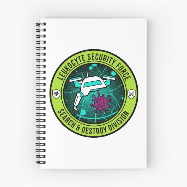 Item preview, Leukocyte Security Force Biology Science Sticker designed and sold by octozap.