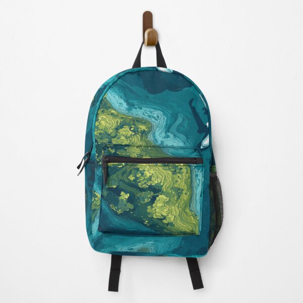 Item preview, Airplane Flying Over Ocean Islands Aerial View designed and sold by NicolasGlowArt.