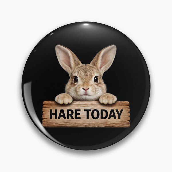 Item preview, Hare Today Funny Hare Pun Design designed and sold by EimSol.