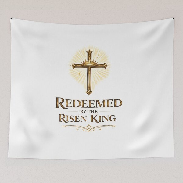Item preview, Redeemed by the Risen King Christian Easter Design designed and sold by StyleLap.