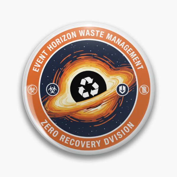 Item preview, Event Horizon Waste Management Black Hole Physics Sticker designed and sold by octozap.
