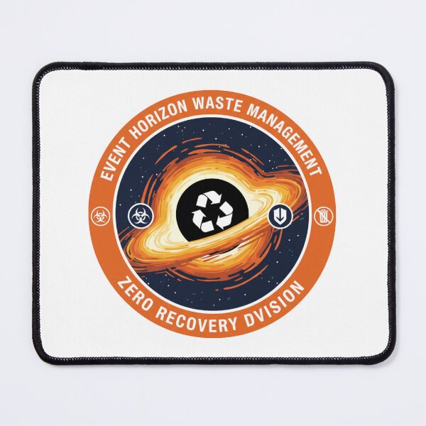 Item preview, Event Horizon Waste Management Black Hole Physics Sticker designed and sold by octozap.