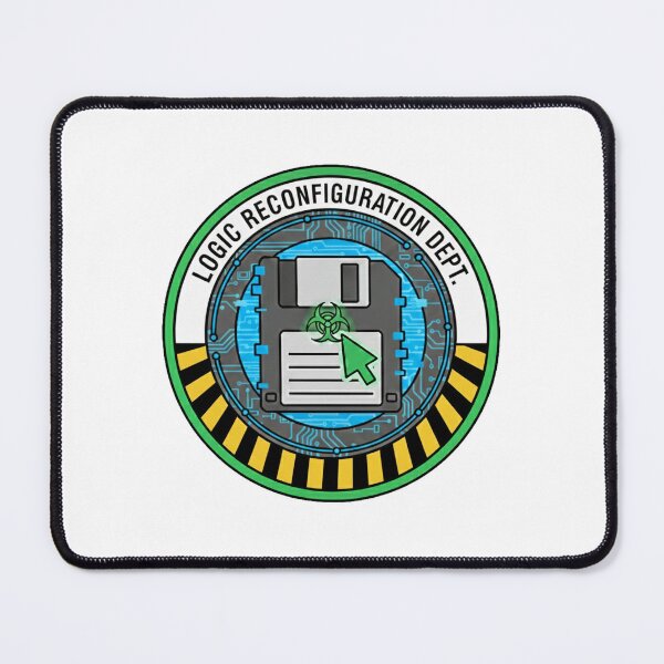 Item preview, Logic Reconfiguration Dept Retro Computer Science Badge designed and sold by octozap.