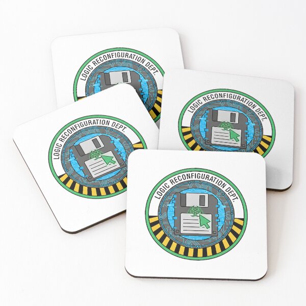 Item preview, Logic Reconfiguration Dept Retro Computer Science Badge designed and sold by octozap.