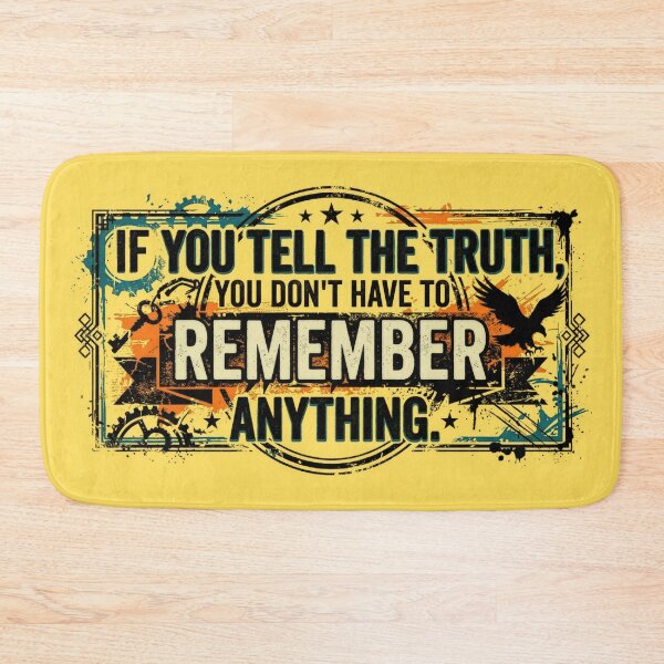 Item preview, If You Tell the Truth designed and sold by Trexyca Artworks Store.