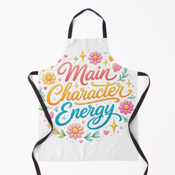 Item preview, Main Character Energy Aesthetic Cute Motivational Quote Design designed and sold by Sanika arts .