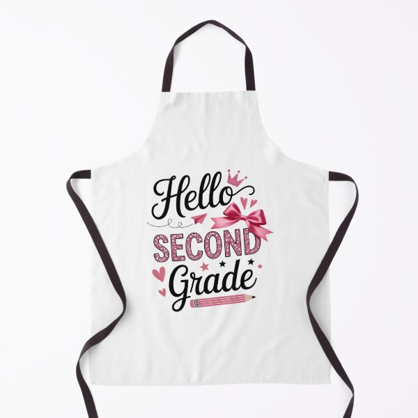 Item preview, Hello Second Grade First Day of School Coquette Teacher designed and sold by FaithAbbott.