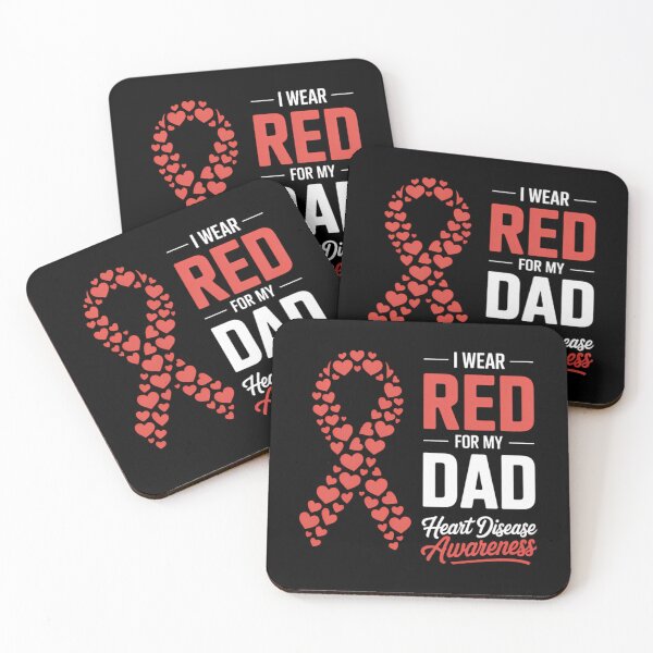 Item preview, I wear Red For my Dad Heart Disease Awareness designed and sold by FaithAbbott.