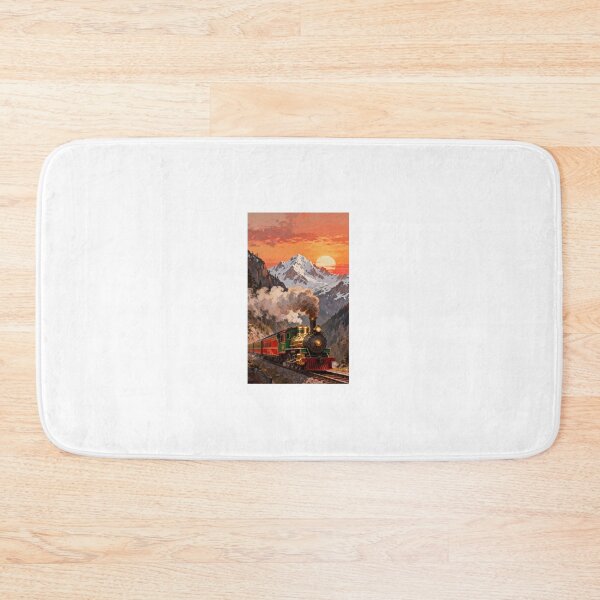 Item preview, Train in a mountain range  designed and sold by carlsmart1.