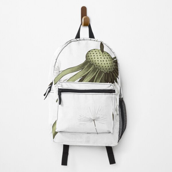Item preview, Soft botanical illustration of a dandelion seed head releasing delicate seeds into the wind, evoking nature, freedom, change, fragility designed and sold by Dejbar.