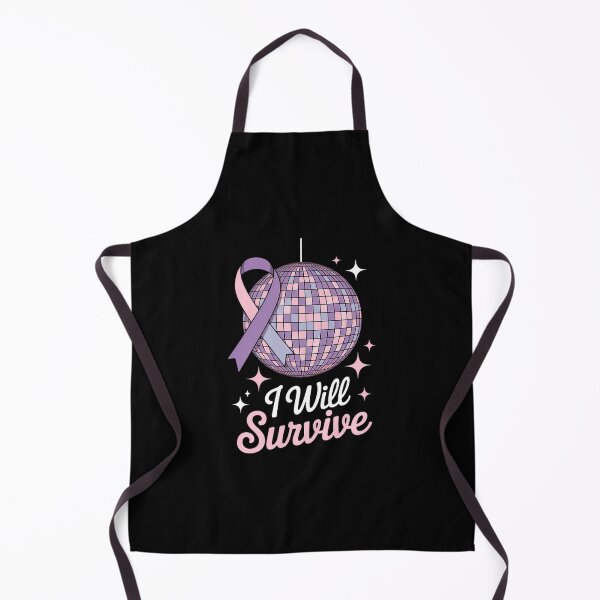 Item preview, I Will Survive Pancreatic Cancer Awareness Purple Ribbon designed and sold by FaithAbbott.