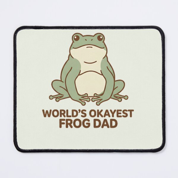 Item preview, World’s Okayest Frog Dad T-shirt - Funny Frog Dad Meme designed and sold by ZyxDes.