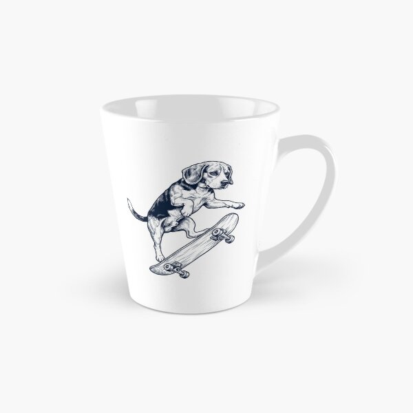 Item preview, Vintage Beagle Skateboarding Skate Dog Dad Lover designed and sold by DoodleTortle.