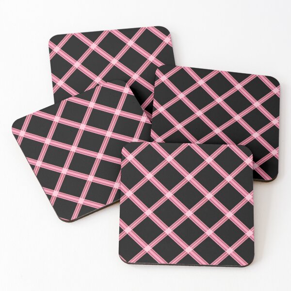 Item preview, Pink and Black Double Diamond Lattice  designed and sold by JaygiesDesign.