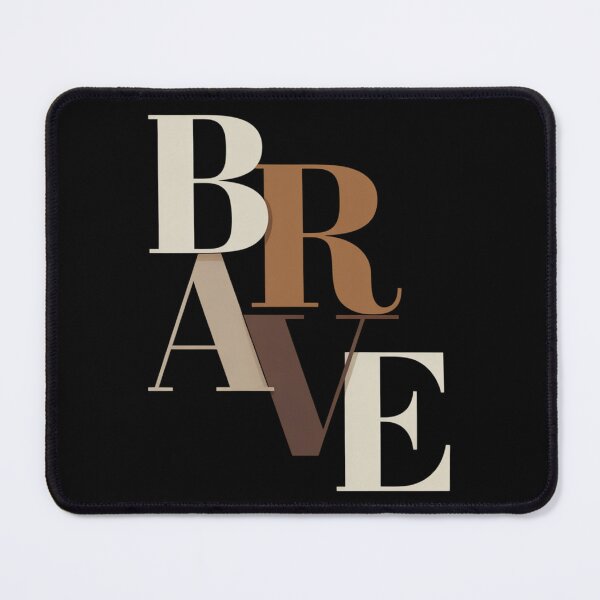 Item preview, BRAVE Minimalist Typography designed and sold by Gallory Hive.