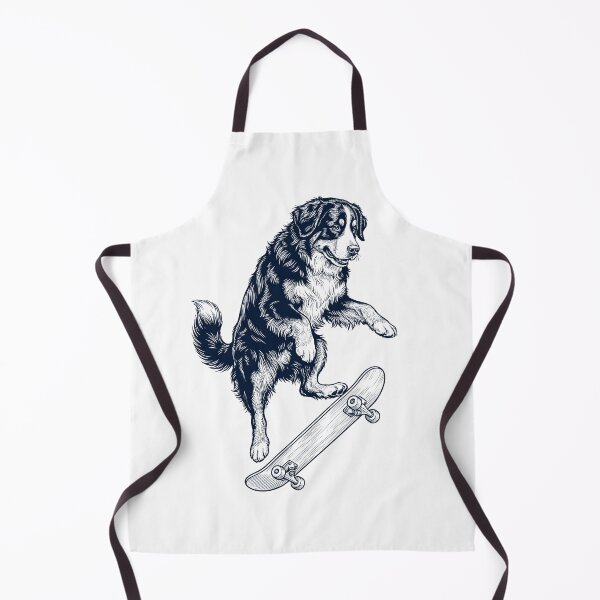 Item preview, Vintage Bernese Mountain Dog Skateboarding Skate Dog Dad Lover designed and sold by DoodleTortle.